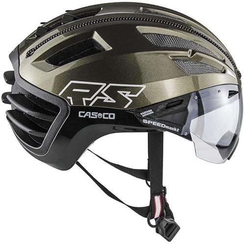 Casco Speedairo 2 RS Café Racer Helm schwarz/Oliv von Casco