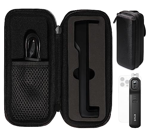 CaseSack Silikonhülle für Flir One Edge Pro Wireless 160 × 120 IR-Kamera, Schwarz, Compact small, Kompakt von CaseSack