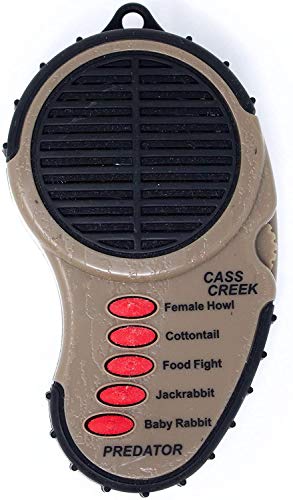 Cass Creek Ergo Predator Call, Handheld Elektronischer Spielanruf, CC010, Kompaktes Design, 5 Anrufe in 1, Coyote Call, Expertenanrufe für jedermann, Braun, Schwarz von Cass Creek