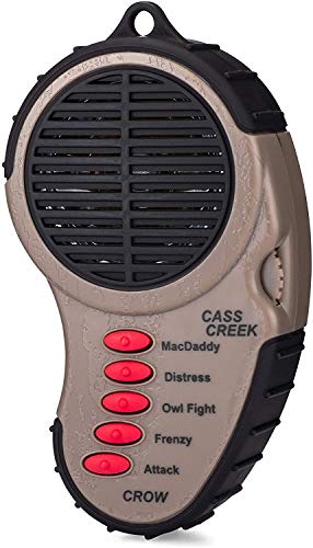Cass Creek Unisex-Erwachsene FBA Ergo Crow Call Handheld Elektronischer Spielruf CC065 Kompaktes Design 5 Anrufe in 1 Expertenanrufe für Anfänger, Camouflage von Cass Creek