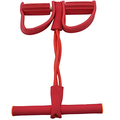 Casstad Fitnessgeräte Vierbein-Pedalabzieher Pedal Yoga Puller Bauchgerät Schönheit Taille Ausrüstung - Rot von Casstad