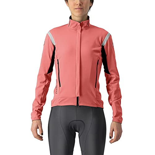 CASTELLI 4522543-654 PERFETTO RoS 2 W JKT Jacket Damen MINERAL RED/SILVER REFLEX Größe M von CASTELLI