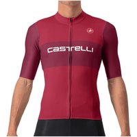 CASTELLI Fan Block Kurzarmtrikot, für Herren, Größe S, Fahrradtrikot, von Castelli