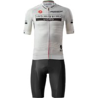 Set (Radtrikot + Radhose) GIRO D'ITALIA Maglia Bianca Race 2023 Set (2 Teile), von Castelli