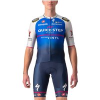 Set (Radtrikot + Radhose) QUICK-STEP ALPHA VINYL Aero Race 6.1 2022 Set (2 von Castelli