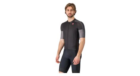 castelli entrata 6 kurzarm trikot herren schwarz grau von Castelli