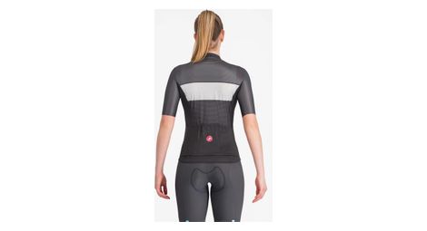castelli kurzarm trikot elegante damen schwarz grau von Castelli