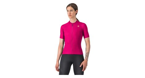 castelli libera 2 kurzarm trikot damen rosa von Castelli