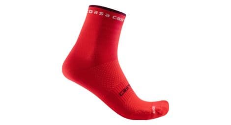 castelli rosso corsa 11 damen socken rot von Castelli