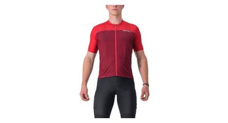 castelli unlimited entrata kurzarmtrikot rot bordeaux von Castelli