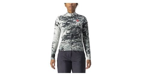 castelli unlimited thermal langarmtrikot women grun weis von Castelli