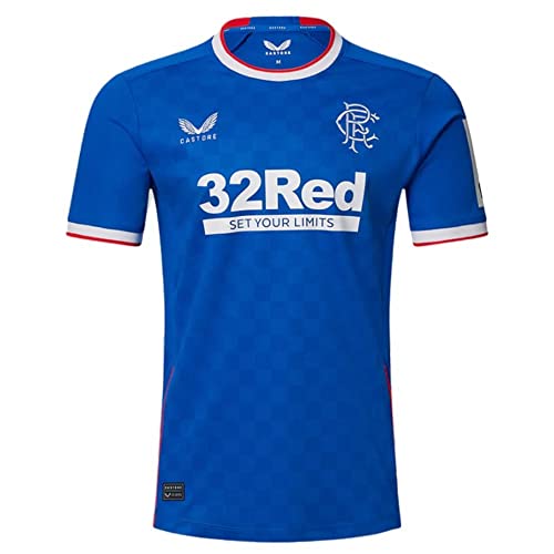 2022-2023 Rangers Home Football Soccer T-Shirt Trikot von Castore