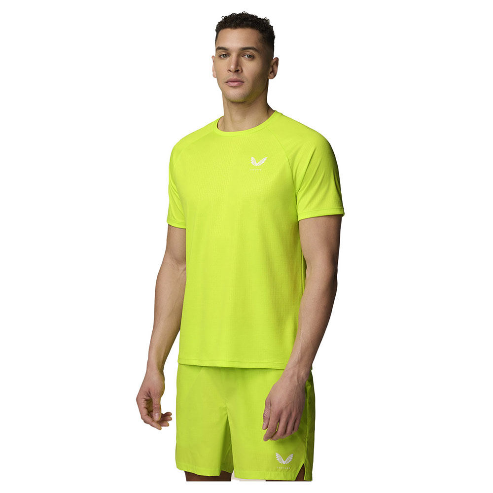 Castore Cmc30782 Short Sleeve T-shirt Gelb S Mann von Castore