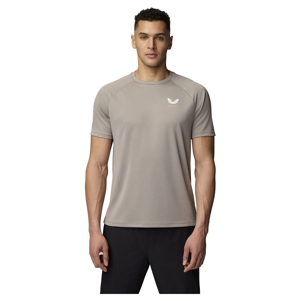 Castore Cmc30783 Short Sleeve T-shirt Beige XL Mann von Castore
