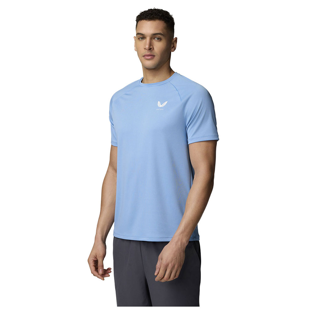 Castore Cmc30783 Short Sleeve T-shirt Blau M Mann von Castore