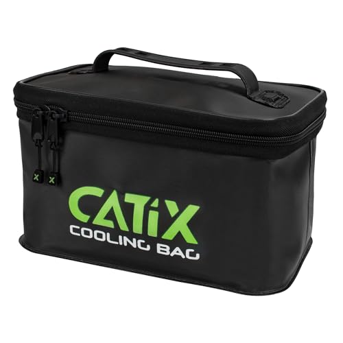 Catix® Cooling Bag - Hochleistungs-Kühl-/Ködertasche für frische Köder an heißen Angeltagen - Leicht, Wasserfest, Hoher Isolationsfaktor von Catix