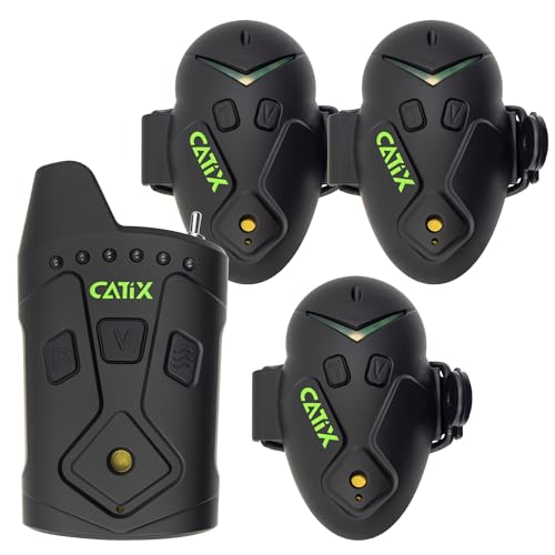 Catix® Pro Cat XP 8 Waller Funkbissanzeiger - Kompaktes Set für präzises Welsangeln von Catix