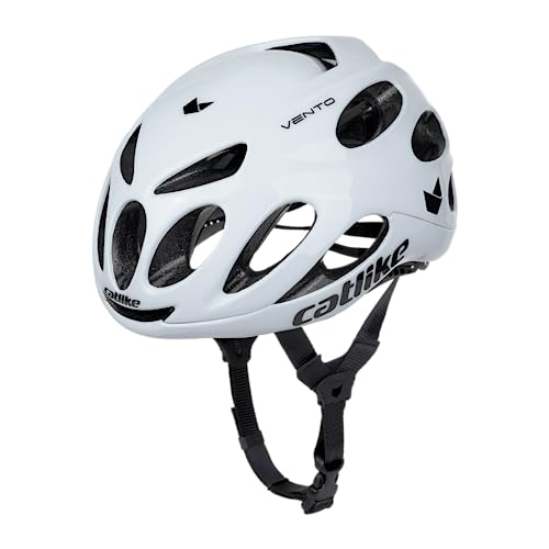 CATLIKE Unisex-Adult Vento Rennradhelm, Gloss White, M von CATLIKE