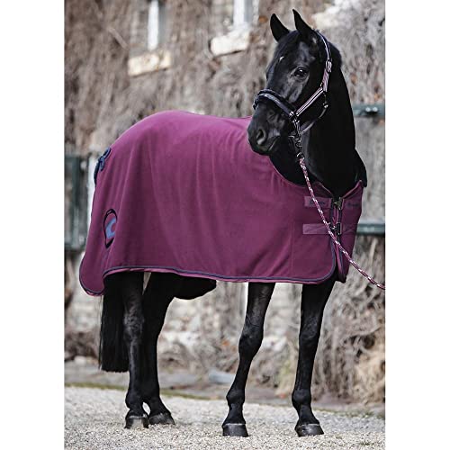 Cavallo Henja Fleece-Kühler, Größe L, 145cm/57, Rubin von Cavallo