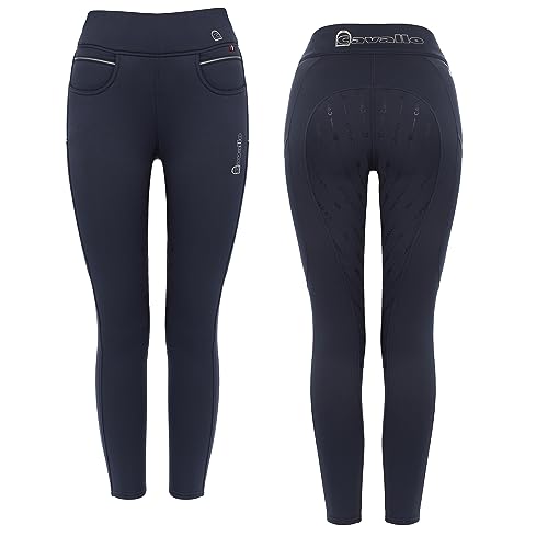 Cavallo Liz Grip RL Damen Reithose Winter Reitleggings schwarz HW 2022, Größe:40 von Cavallo