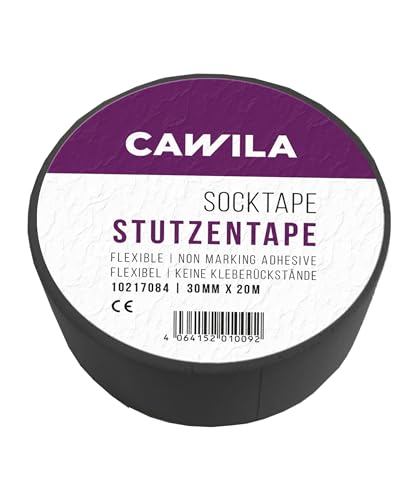Cawila Stutzentape, 3,0cm x 20m, schwarz von Cawila
