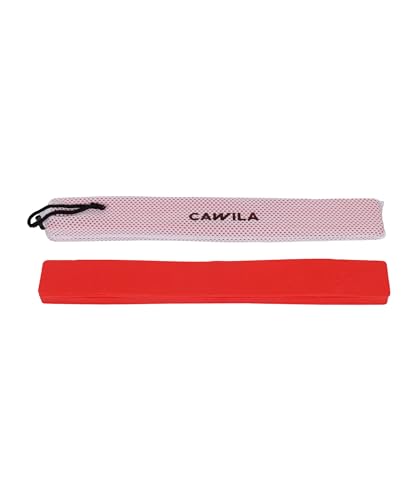Cawila Markierstreifen, 10er Set, Floormarker, Streifen zur Markierung aus Gummi rot One Size von Cawila