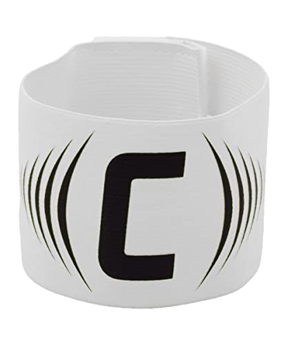 Cawila Kapitänsbinde, Armbinde C, mit Klettverschluss Weiss One Size von Cawila