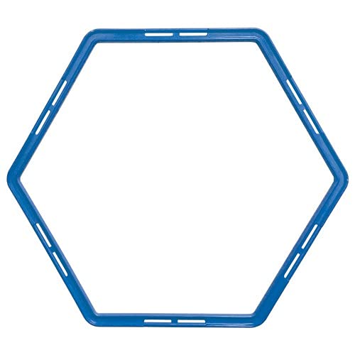 Cawila Koordinationsleiter Hexa-Hoops, 6er Set, blau von Cawila