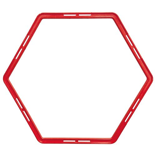 Cawila Koordinationsleiter Hexa-Hoops, 6er Set, rot von Cawila