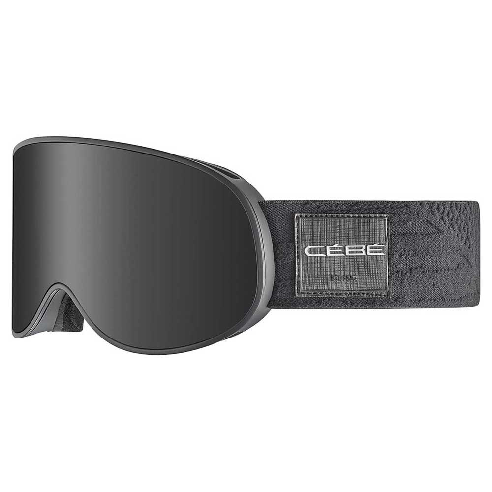 Cebe Attraction Ski Goggles Schwarz Grey Ultra Black/CAT3+Amber Flash Mirror/CAT1 von Cebe