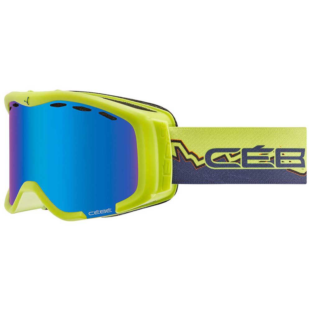 Cebe Cheeky Junior Ski Goggles Gelb Brown Flash Blue/CAT3 von Cebe
