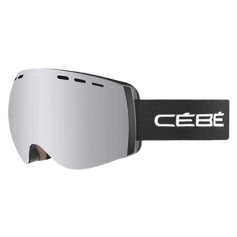 Cebe Cloud Ski Goggles Schwarz Amber Flash Mirror/CAT1 von Cebe
