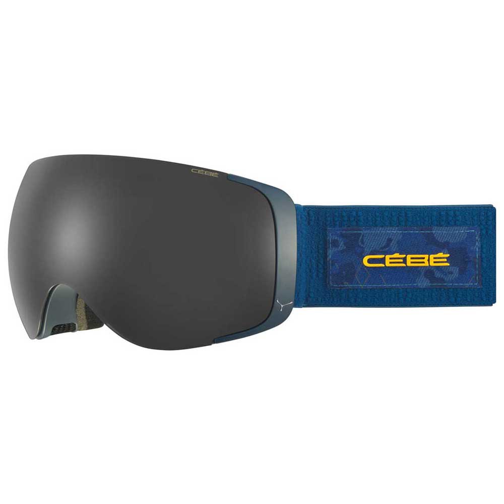 Cebe Exo Otg Ski Goggles Blau Grey Ultra Black/CAT3+Ambe Flash Mirror/CAT1 von Cebe