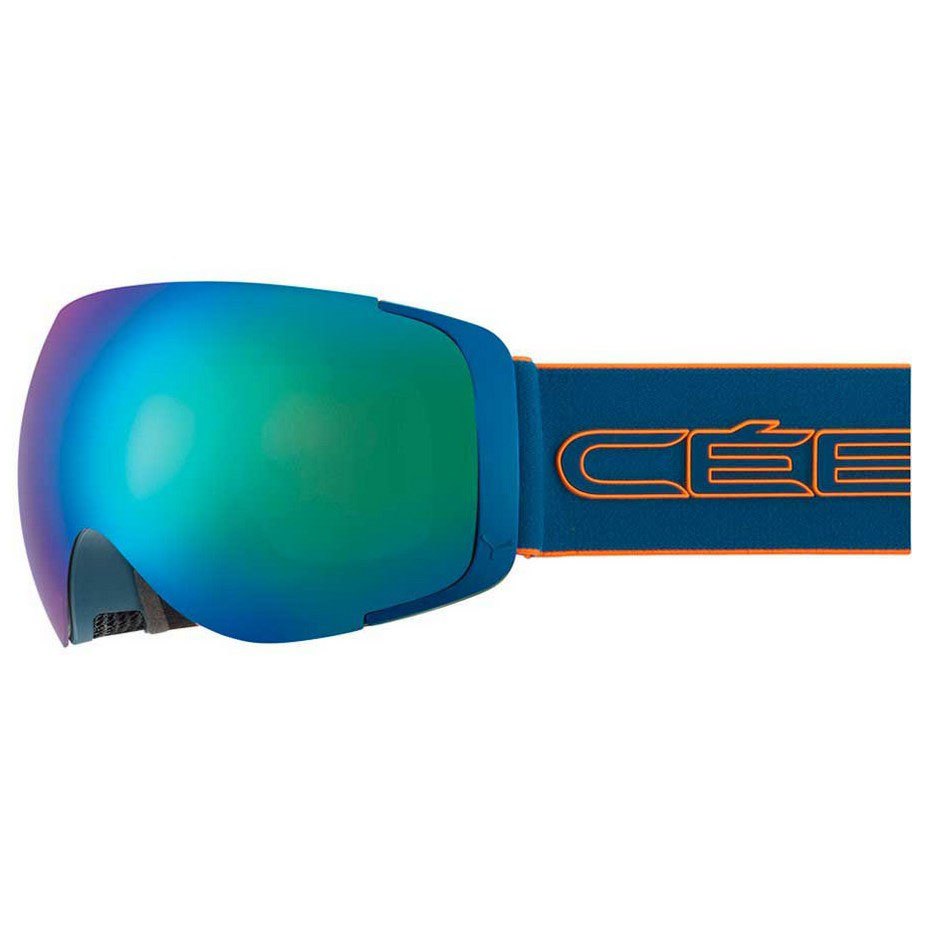 Cebe Exo Ski Goggles Blau Orange Brown Flash Blue/Cat3- Amber Flash Mirror/Cat1 von Cebe