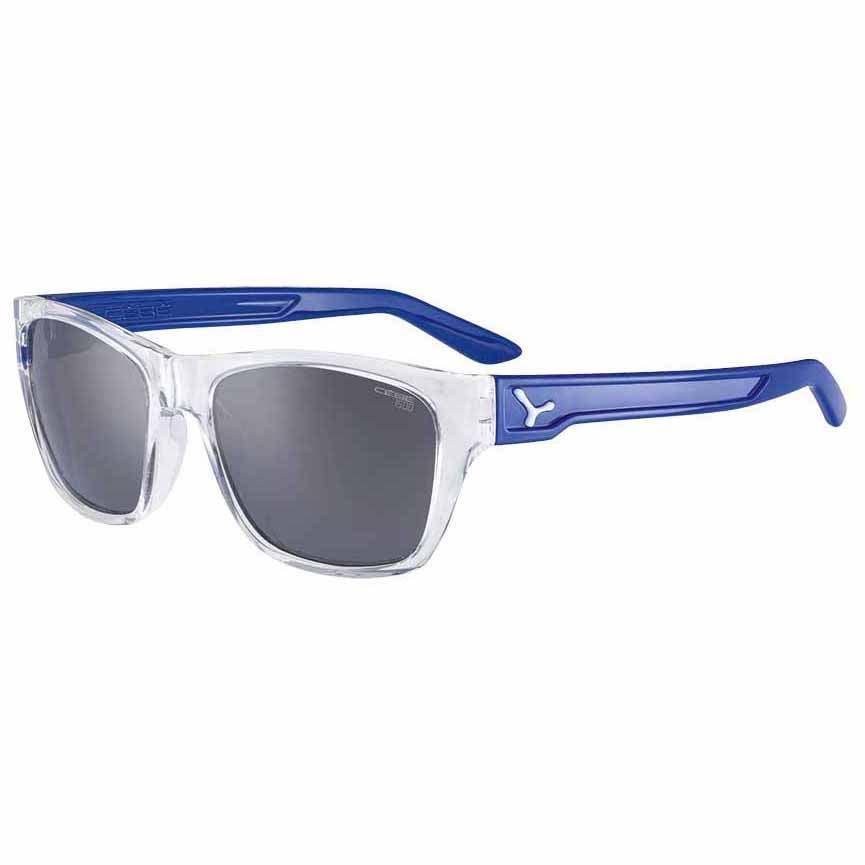 Cebe Hacker Sunglasses Blau 1500 Grey PC AR Silver Flash Mirror/CAT3 von Cebe