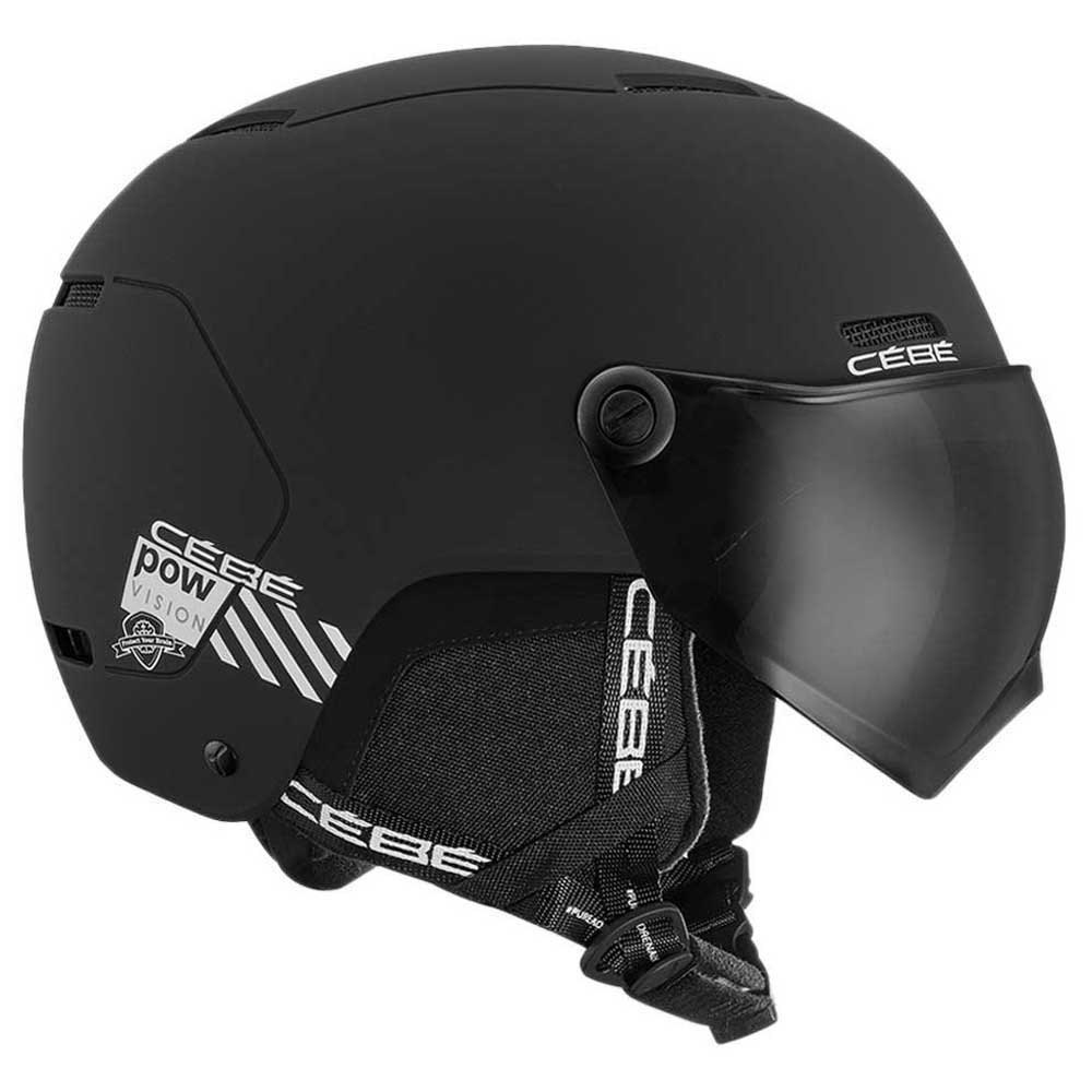 Cebe Pow Vision Visor Helmet Schwarz 56-58 cm Grey Ultra Black/CAT3 von Cebe