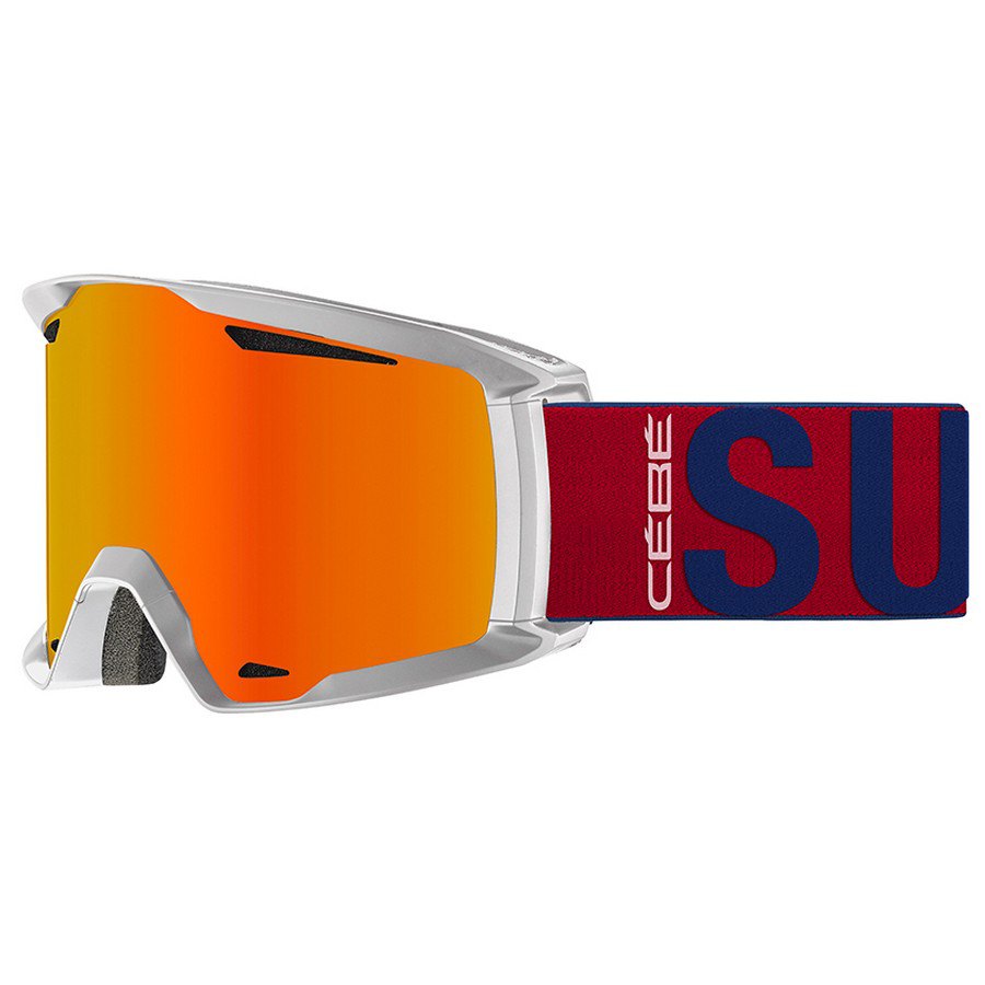 Cebe Reference X Superdry Ski Goggles Schwarz Orange Flash Fire/CAT2 von Cebe
