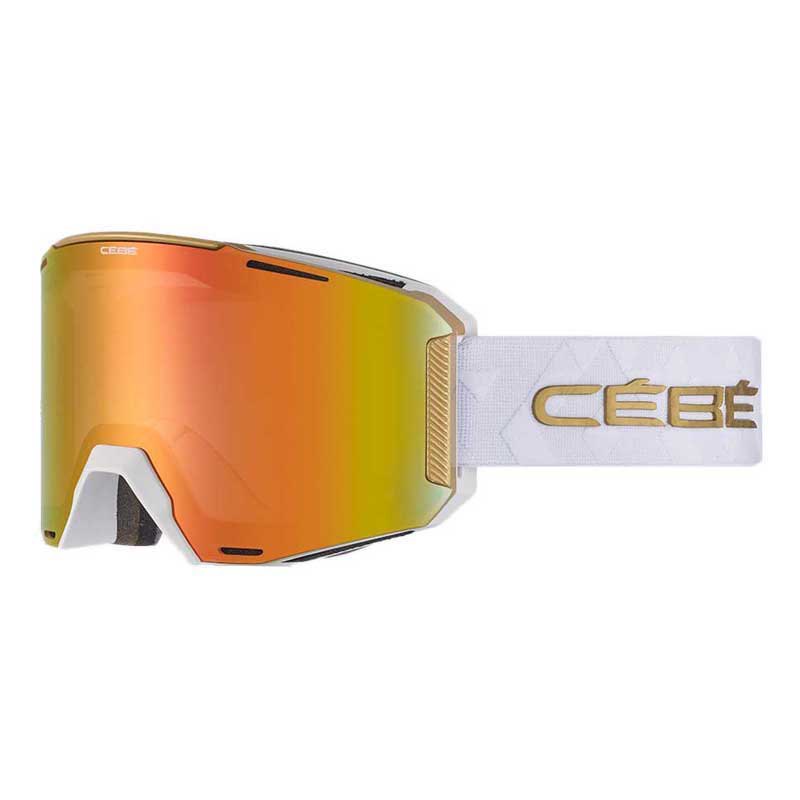 Cebe Slider Ski Goggles Weiß PC Vario Perfo Amber Flash Red/CAT1-3 von Cebe