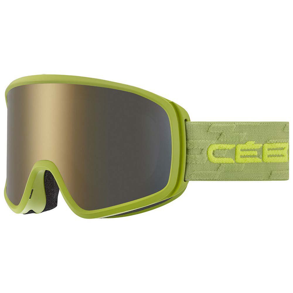 Cebe Striker Evo Ski Goggles Grün Dark Smoke Flash Gold/CAT3 von Cebe