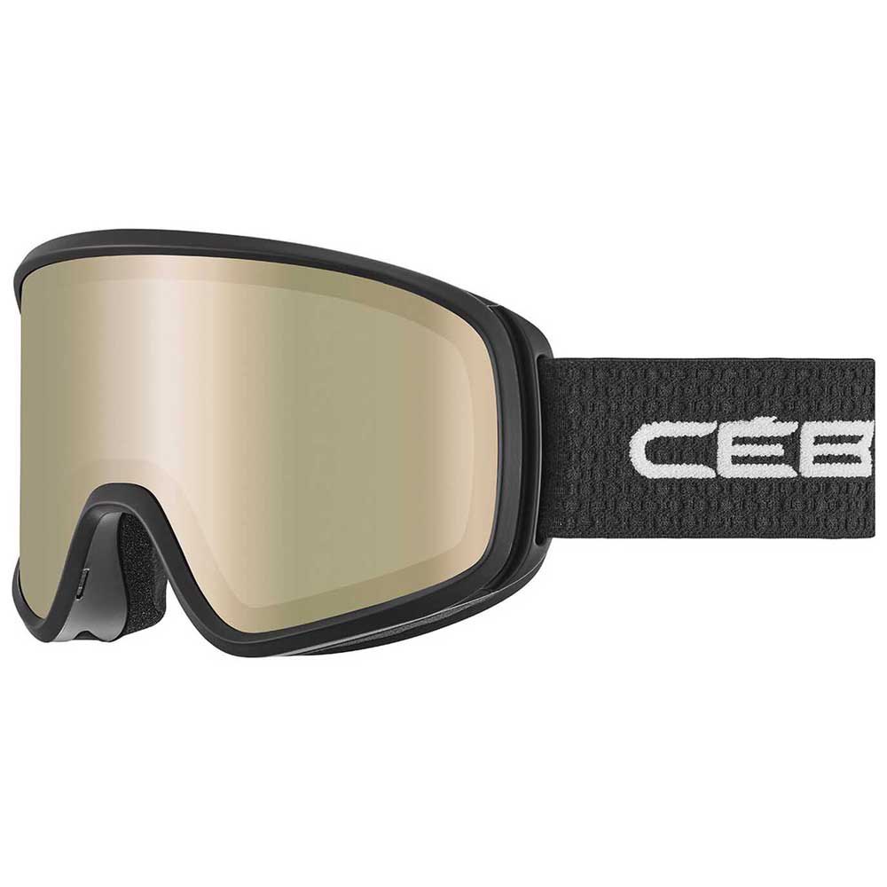 Cebe Striker Evo Ski Goggles Schwarz Amber Flash Gold/CAT2 von Cebe