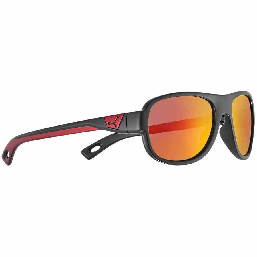 Cebe Zac Sunglasses Schwarz 1500 Grey PC Blue Light Red Flash Mirror/CAT3 von Cebe
