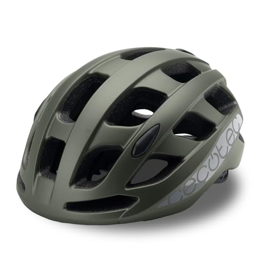 Cecotec Bergfahrradhelm BrainGuard Sprinter Green S-M, Größe S - M (55-59 cm), 225 Gramm für mehr Komfort, Einstellrad und -Riemen, Für Fahrräder und Elektroroller, Grün, Homologado. von Cecotec