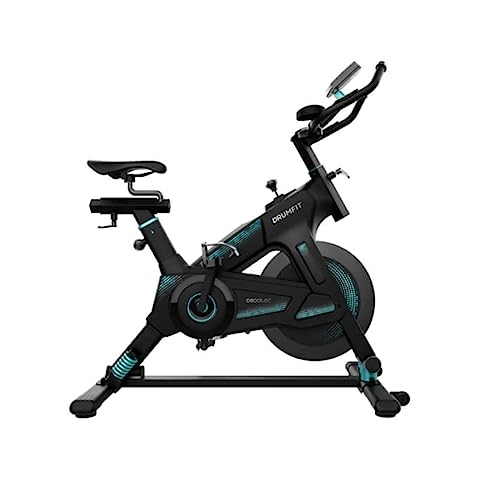 Cecotec Indoor-Fahrrad DrumFit Indoor 23000 Kosmos Pro. Schwungrad mit 23 kg, manueller Widerstand, Dynamic Pro-Technologie, Sportlenker und -sattel, LCD-Bildschirm von Cecotec