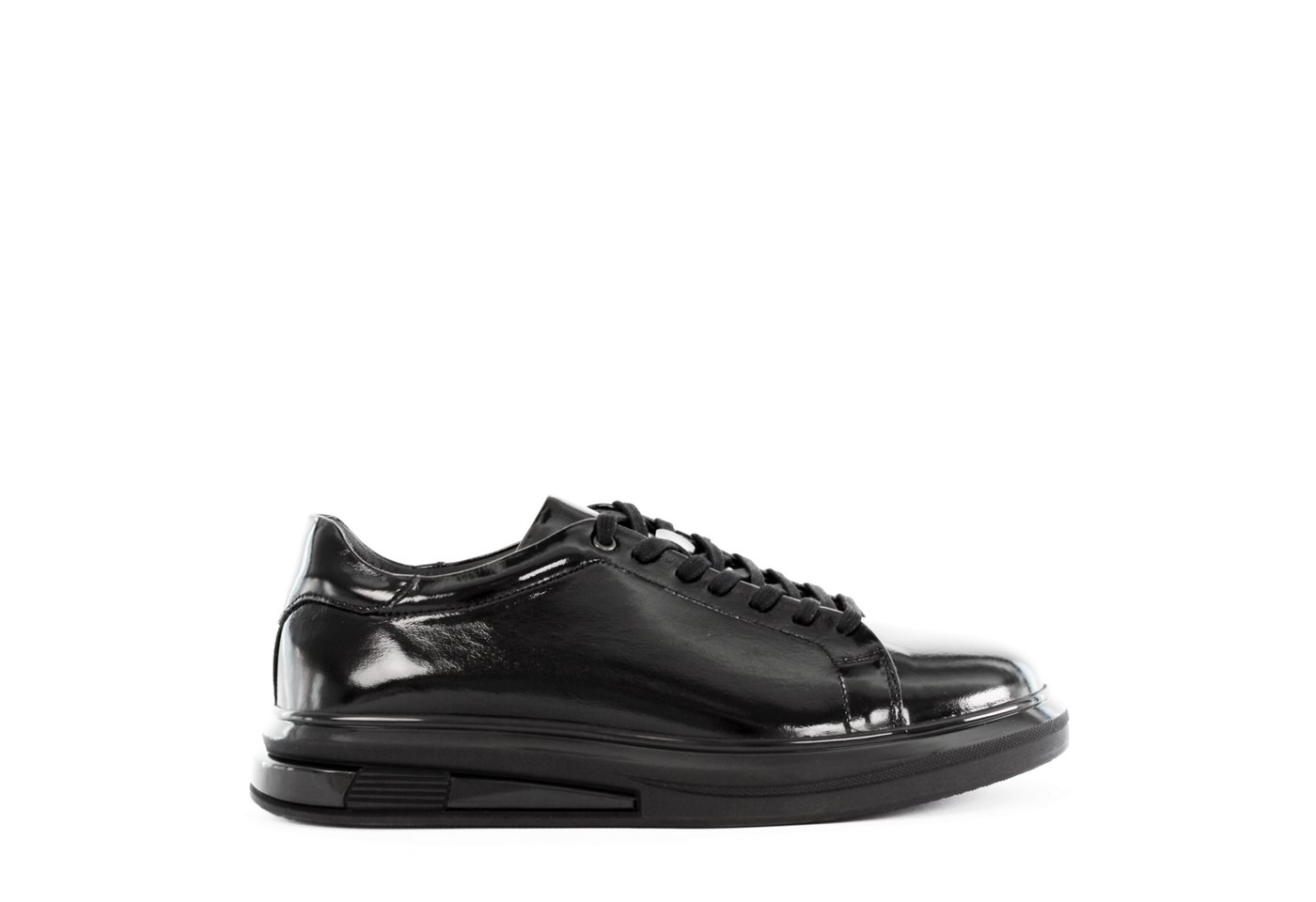 Celal Gültekin 691-3417 Black Patent Leather Sneakers Sneaker von Celal Gültekin