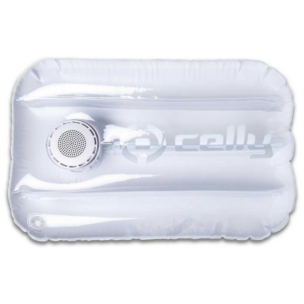 Celly Poolpillow Wp Speaker+inflatable Weiß von Celly