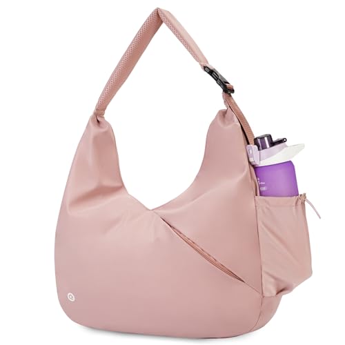 Ceneda Sporttasche für Damen Sport-Reisetasche mit verstecktem Yogamatten-Halter und Schuhfach Workout-Tanz-Tragetasche mit Nassfach Übernachtungs-Wochenendtasche für Reisen Yoga (Rosa) von Ceneda