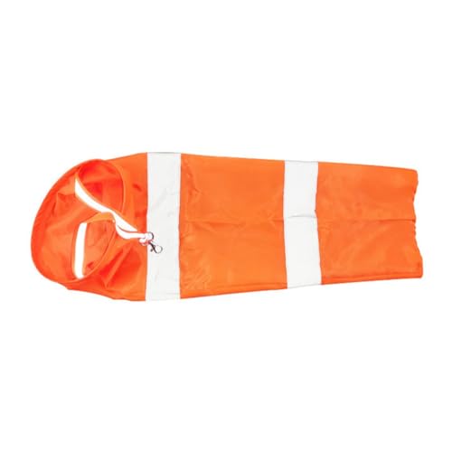 Cenei Flughafen-Windsäcke, Orange, Wasserdichter Windsack, Reflektierende Windtasche, 60 cm, Langlebig von Cenei