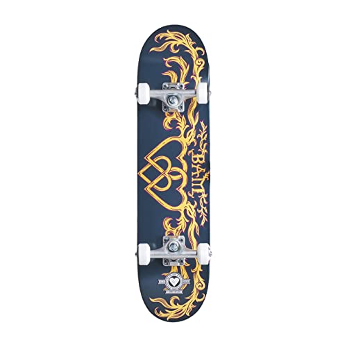 Centrano Unisex – Erwachsene Heart Supply Bam Margera Pro Skateboard Komplettboard, Blau, 8" von Centrano