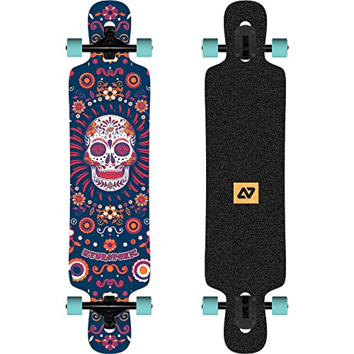 Centrano Unisex – Erwachsene Hydroponic Longboard, Blau, 39.25" von Centrano