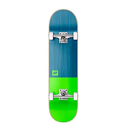 Centrano Unisex – Erwachsene Hydroponic Skateboard Komplettboard, Green-Blue, 8.125" von Hydroponic